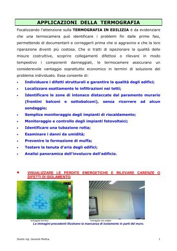 termografia - Soluzione Perdite e Sicurezza