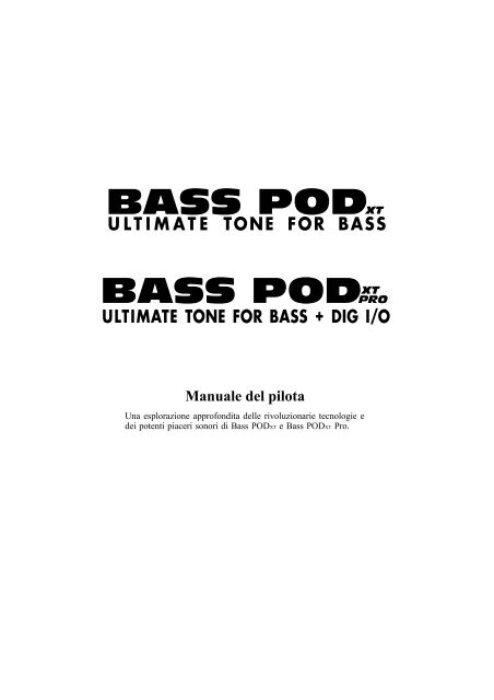 BASS POD BASS PODPRO - Strumenti Musicali .net