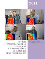 ESTUDIO TERMOGRAFICO DE LA INFLUENCIA ...