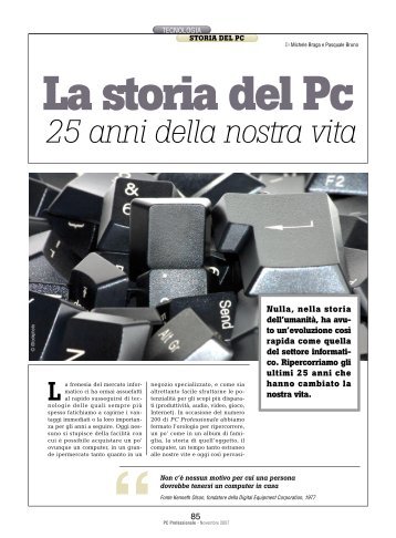 La storia del Pc: 25 anni della nostra vita - PC Professionale