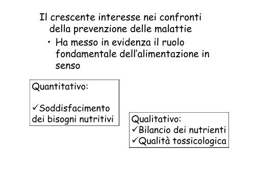 (Microsoft PowerPoint - 01TOSSICOLOGIA nutrizionale [modalit\340 ...