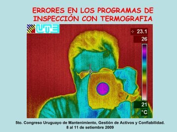 Errores en los programas de Inspección con Termografía - Uruman