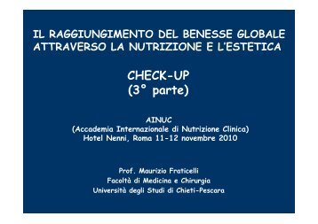 Fraticelli M._parte 3_Check up - Accademia Internazionale di ...