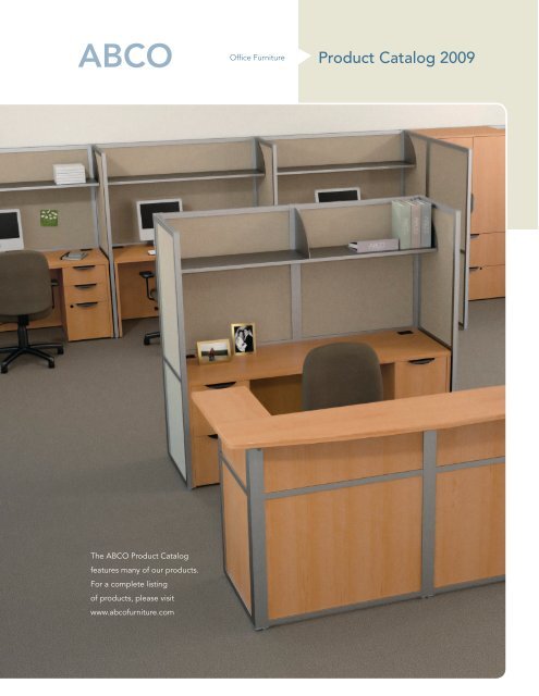 Product Catalog 2009 - ABCO Office Furniture