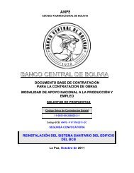 DBC - Banco Central de Bolivia