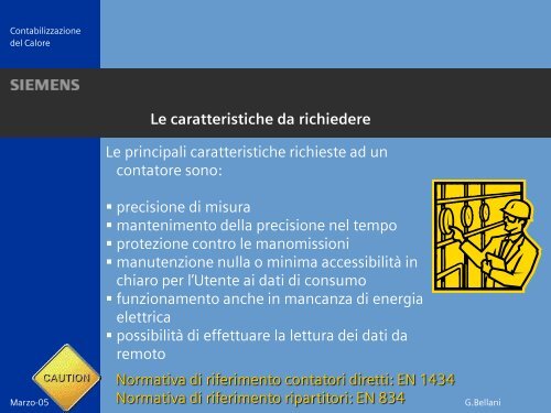 Presentazione Contabilizzazione del calore