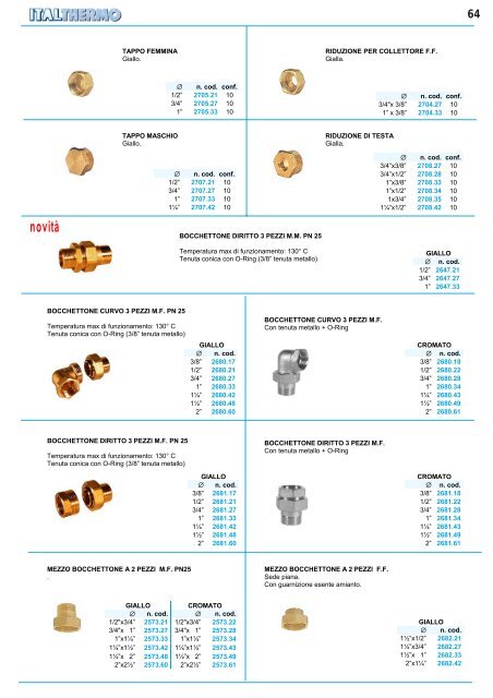 Categoria 2500 RISCALDAMENTO