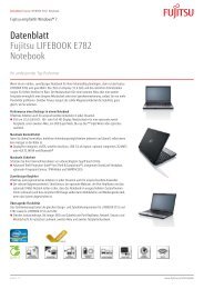 Datenblatt Fujitsu LIFEBOOK E782 Notebook - Icecat