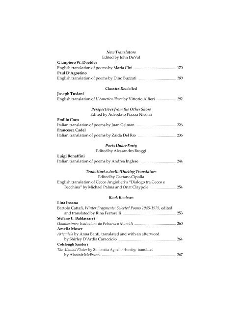 Journal of Italian Translation - Brooklyn College - Academic Home ...