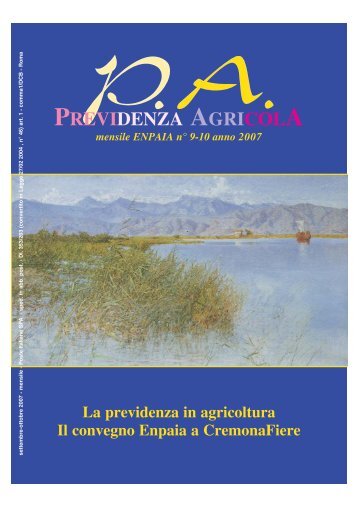 PREVIDENZA AGRICOLA - Fondazione ENPAIA