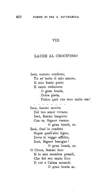 P. VILLARI - E. CASANOVA. SCELTA DI PREDICHE E SCRITTI DI ...