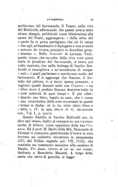 P. VILLARI - E. CASANOVA. SCELTA DI PREDICHE E SCRITTI DI ...