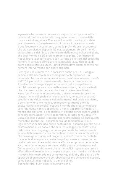 Scarica e-book 05 - in pensiero