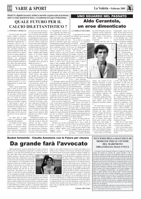 Febbraio 2005 bis.qxd - La Vedetta Online