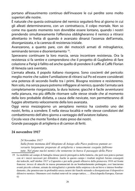 Diario dopo Caporetto