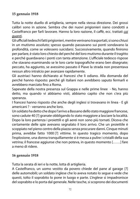 Diario dopo Caporetto