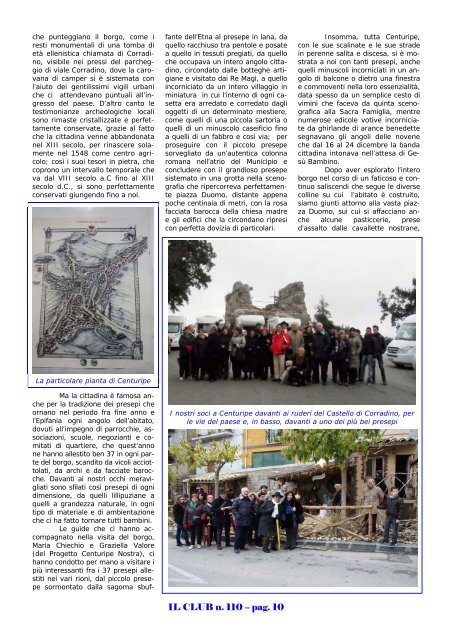 Numero 110 - Anno XIX, Gennaio/Febbraio 2011 - Club Plein Air BdS