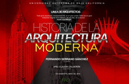 Arquitectura Moderna - Fernando Serrano 