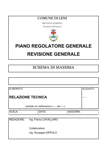 01 RELAZIONE TECNICA.pdf - Comune di Leni