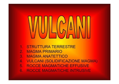 vulcani [Sola lettura] - Istituto Cambi-Serrani