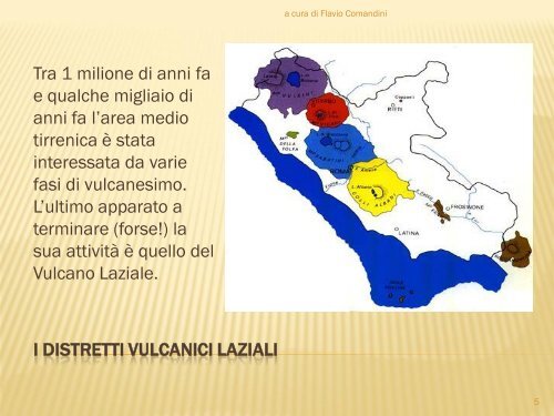 Il Vulcano Laziale - Didascienze.it