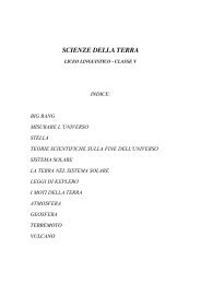 MATERIALE SCIENZE DELLA TERRA MATURITà - Nuove Scuole