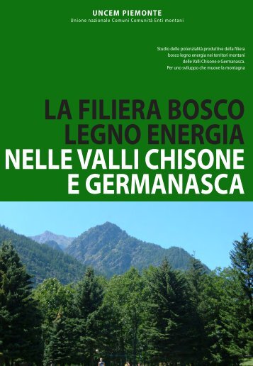 STUDIO FILIERA VAL CHISONE COMPLETO - UNCEM Piemonte