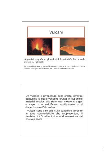I vulcani (pdf)