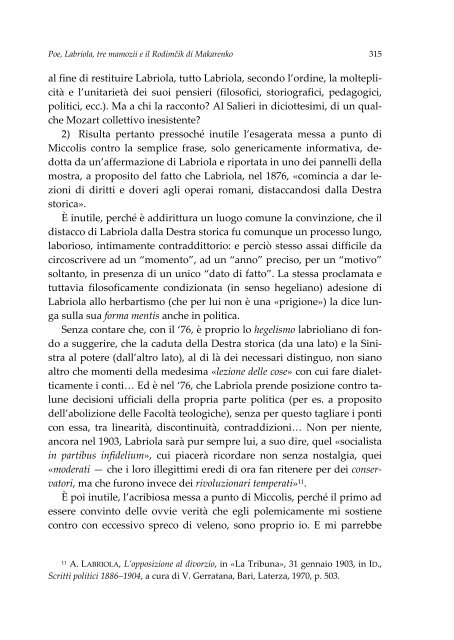 Antonio Labriola e «La Sapienza» - Archivi di Famiglia