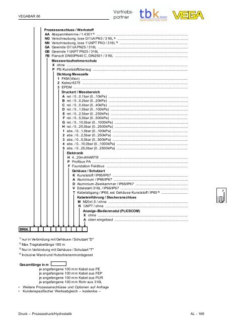 Prozessdruck/Hydrostatik - tbk-gmbh.de