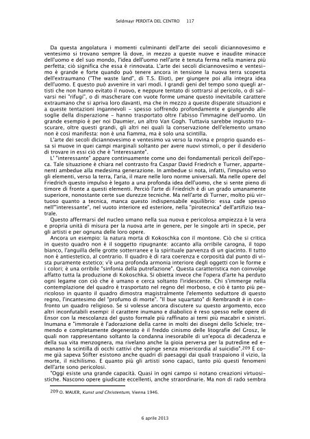 Perdita del centro - Università Gabriele d'Annunzio