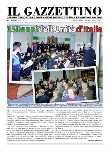 Il Gazzettino n. 2 Giugno 2011 - Comune di Ripalimosani