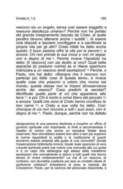 Giovanni Crisostomo Commento alla Prima lettera ... - Undicesima Ora