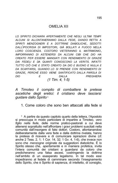 Giovanni Crisostomo Commento alla Prima lettera ... - Undicesima Ora