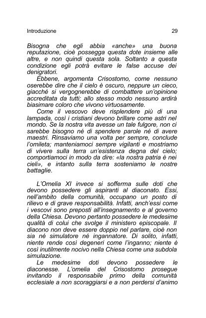 Giovanni Crisostomo Commento alla Prima lettera ... - Undicesima Ora