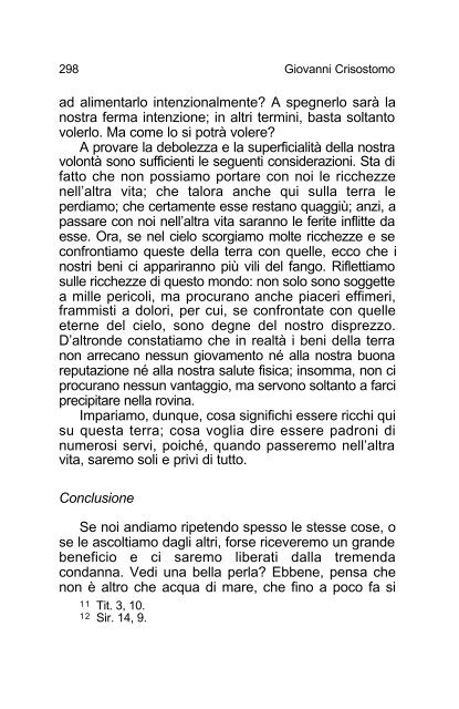 Giovanni Crisostomo Commento alla Prima lettera ... - Undicesima Ora