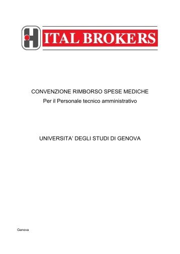 Polizza assicurativa sanitaria - Università degli Studi di Genova