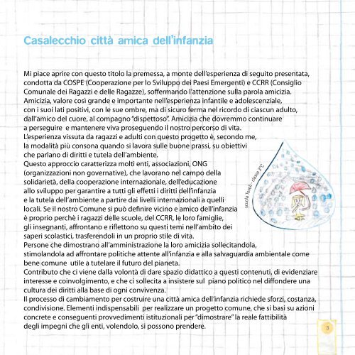 Laboratorio per un uso responsabile dell'acqua - Comune di ...