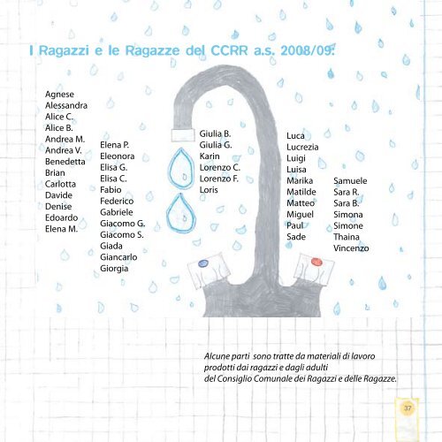 Laboratorio per un uso responsabile dell'acqua - Comune di ...