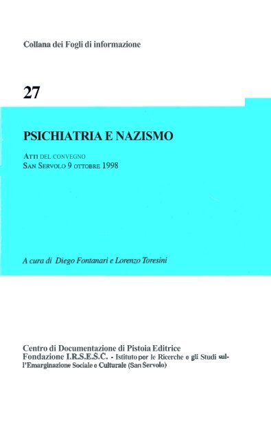 Psichiatria e Nazismo - Informa-azione.info