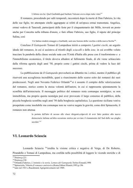 I riflessi letterari dell'Unità d'Italia nella narrativa siciliana