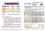 27. TCE Kurier - Tennisclub Edelweiß Gröbenzell eV