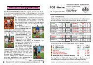 20. TCE Kurier - Tennisclub Edelweiß Gröbenzell eV