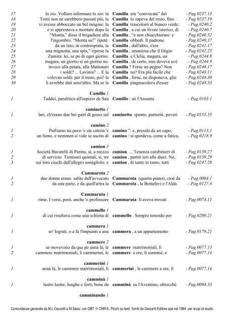 c' 131 1 imbottito de quer metallo. Drento poi, c' ereno du scale ... - Cnr