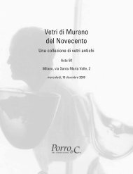 Vetri di Murano del Novecento - Porro Art Consulting