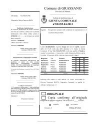 DG022Ricognizione sopran. personale - Comune di Grassano