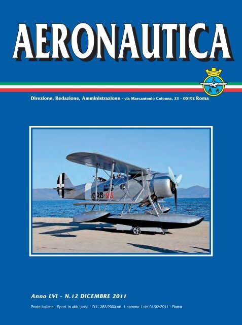 Anno LVI - N.12 DICEMBRE 2011 - Associazione Arma Aeronautica ...