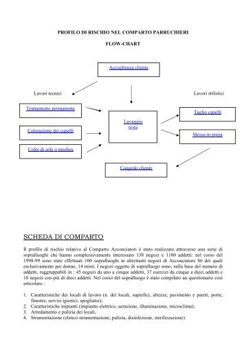 Profilo di rischio nel comparto PARRUCHIERI - Ispesl