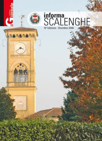 IIIa Edizione - Dicembre 2006 - Comune di Scalenghe