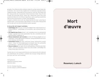 Åuvre de mort - Compact Verlag